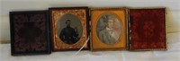 (2) Daguerreotypes one of Union Soldier