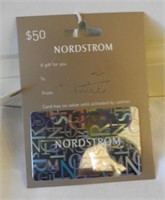 Nordstrom’s $50.00 gift card