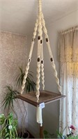 Hanging macramé plant stand