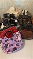 Lot of 12 purses some leather