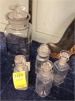 OLD APOTHECARY JARS
