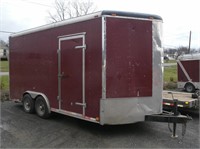 2012 18' Atlas car hauler trailer w/extra height