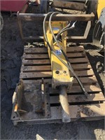 Mustang hydraulic excavator concrete breaker