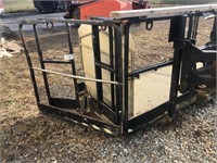 Manitou 14' rotating basket attachment