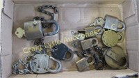 assotment of 9 locks