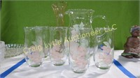 pitcher & glasses + vase