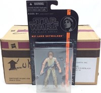 CASE PLUS 9 OF LUKE SKYWALKER ACTION FIGURES