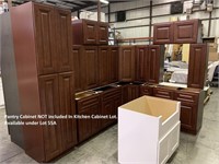 Cherry Pacifica Kitchen Cabinet Set