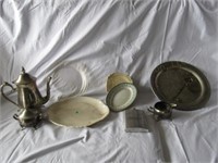 Platters- Silver Plate Tea Set Not Complete