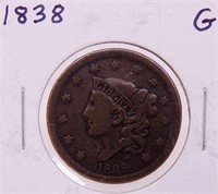 1838 Large Cent