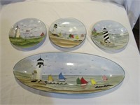 Platter and Plates - Lighthouse Designs