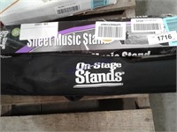Sheet music stand