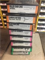 Chain links, Hose Clamps, Grommets & Drawers