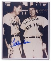 Joe DiMaggio & Ted Williams Signed Photo