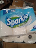 Box of 18 rolls Sparkle paper towels
