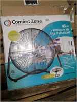 Comfort Zone fan-- untested-- still in box