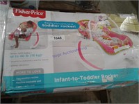Fisher price infant to toddler rocker -- in box