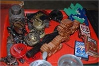 Assorted Dragon Items Incl. Smoke Set, Tankards, C