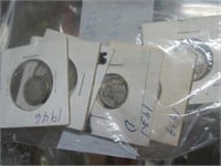 Coin Assortment 1919, '34D, '43, '61D, '46 Silver