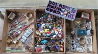 Lot, 3 boxes of assorted costume jewelry