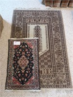 Lot: two Oriental style rugs,