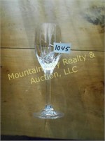 Set of 11 crystal goblets