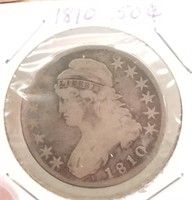 1810 Capped Bust US Half Dollar