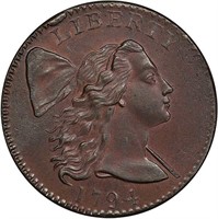 L1C 1794 S-32. HEAD OF 1794. PCGS MS66 BN