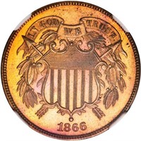 2C 1866 NGC PR66 * RB CAC