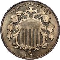 5C 1879/8 PCGS PR67 CAC