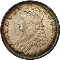 50C 1823 PATCHED 3. PCGS MS62