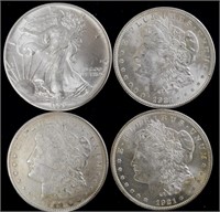 4 Silver Coins