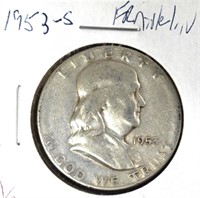 1953s Franklin Silver Half Dollar