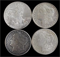 Silver 4-Coin Lot