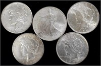 Silver Coin Lot - 5 Coins