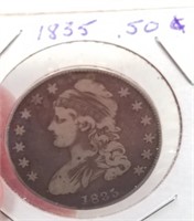 1835 Capped Bust US Half