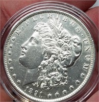 1891 Carson City Morgan Dollar in MS condition