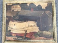 Morley Hicks "Tumbler on Shore at Bayfield, WI"