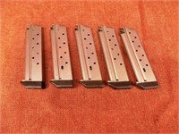 x5 1911 mags with bumpers. for 38 super