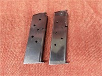 x2 1911 mags  for 45 acp.