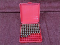 67rds 45 acp reloads. Sawtooth hollow points.