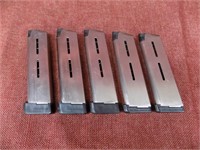x5 1911 mags with bumpers. for 45 acp