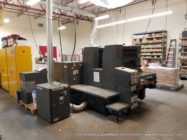 Heidelberg SM 52-2P Online Auction, March 6, 2019 | A830