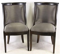 PAIR OF CONTEMPORARY SIDE CHAIRS
