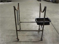55-Gal Steel Drum Rolling Stand