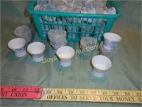 40+pc Vintage Japan Porcelain Sake Cups - NOS