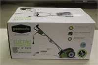 Green Works 14" Electric Dethatcher, Unused