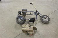 Mini Bike w/Wards Powr Kraft 4 HP Motor, Unknown