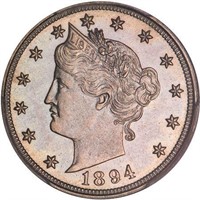 5C 1894 PCGS PR67 CAC