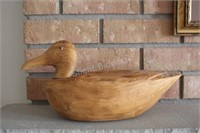 Wood Carved Duck by Geo J. Carr, P.E.I